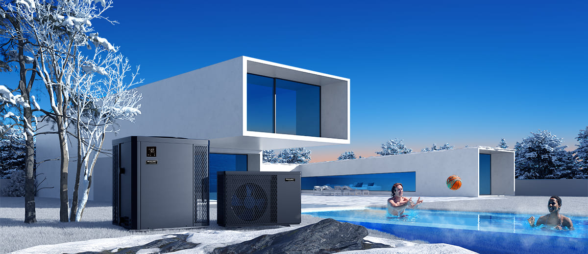 heat pump for a swimming pool