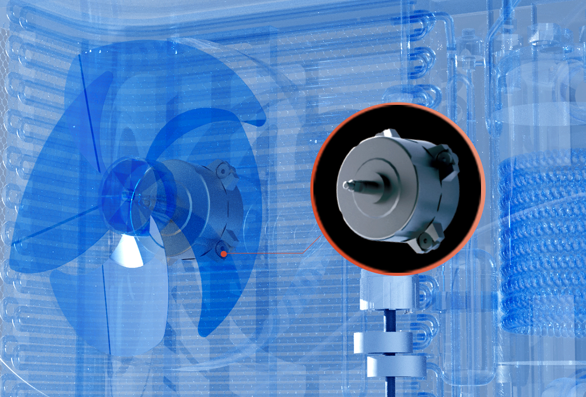 dc-inverter fan motor of fairland inverter heat pumps