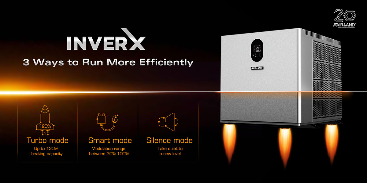 INVERX inverter pool heat pump, 3 Ways to Run More Efficiently and Flexibly